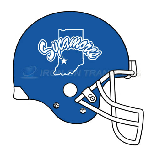 Indiana State Sycamores Logo T-shirts Iron On Transfers N4636 - Click Image to Close